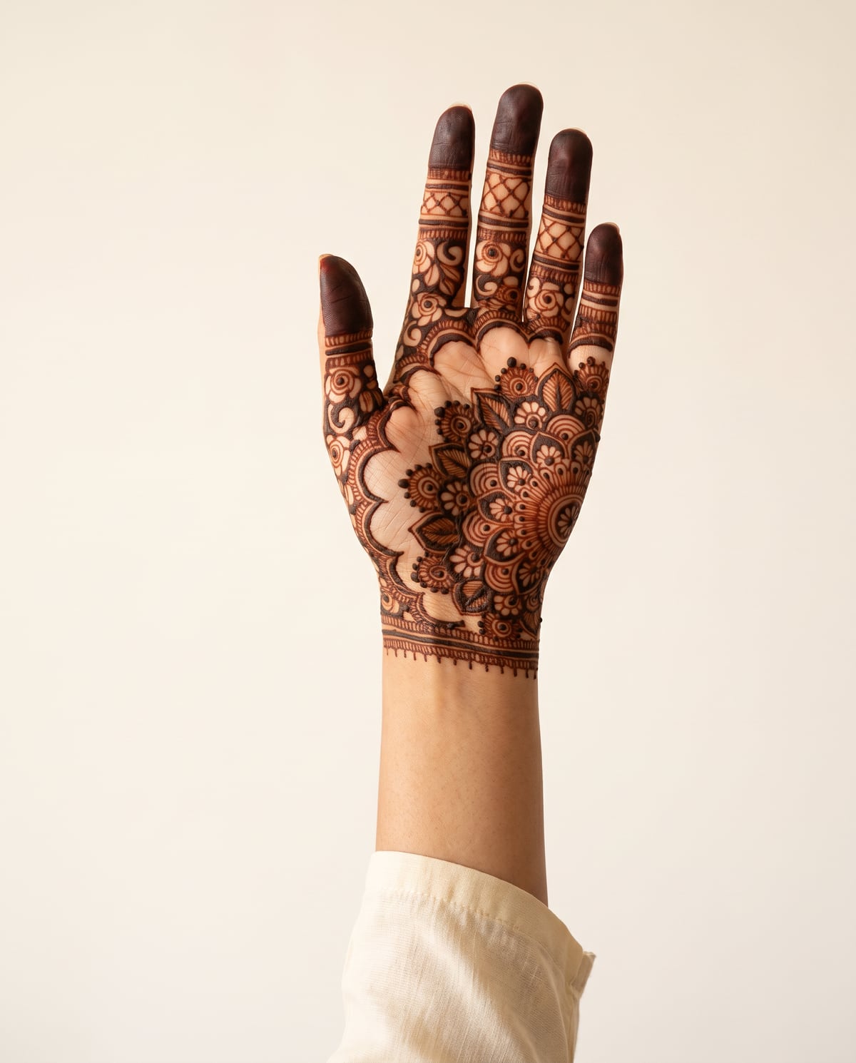 Palm length Mehandi